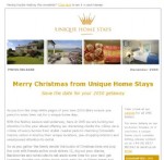 MERRY CHRISTMAS FROM UNIQUE HOME STAYS