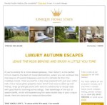 LUXURY AUTUMN BREAKS