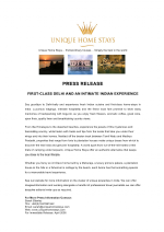 FIRST-CLASS DELHI AND AN INTIMATE INDIAN EXPERIENCE
