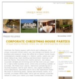 CORPORATE CHRISTMAS HOUSE PARTIES: UNIQUE FESTIVE TREATS WHERE YOU CAN BLEND BUSINESS AND LEISURE