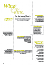 Wine & Dine: For the Love of Food...
