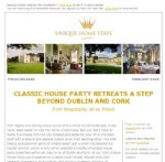 CLASSIC HOUSE PARTY RETREATS A STEP BEYOND DUBLIN AND CORK