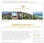 SUMMER�S COME EARLY
