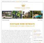 BOUTIQUE WINE RETREATS
