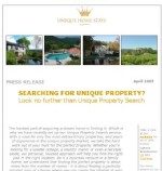 SEARCHING FOR UNIQUE PROPERTY - LOOK NO FURTHER THAN UNIQUE PROPERTY SEARCH