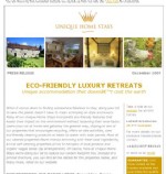 ECO-FRIENDLY LUXURY RETREATS UNIQUE ACCOMMODATION THAT DOESN'T COST THE EARTH
