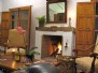 Sitting room with real fire