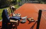 Private all-weather tennis court